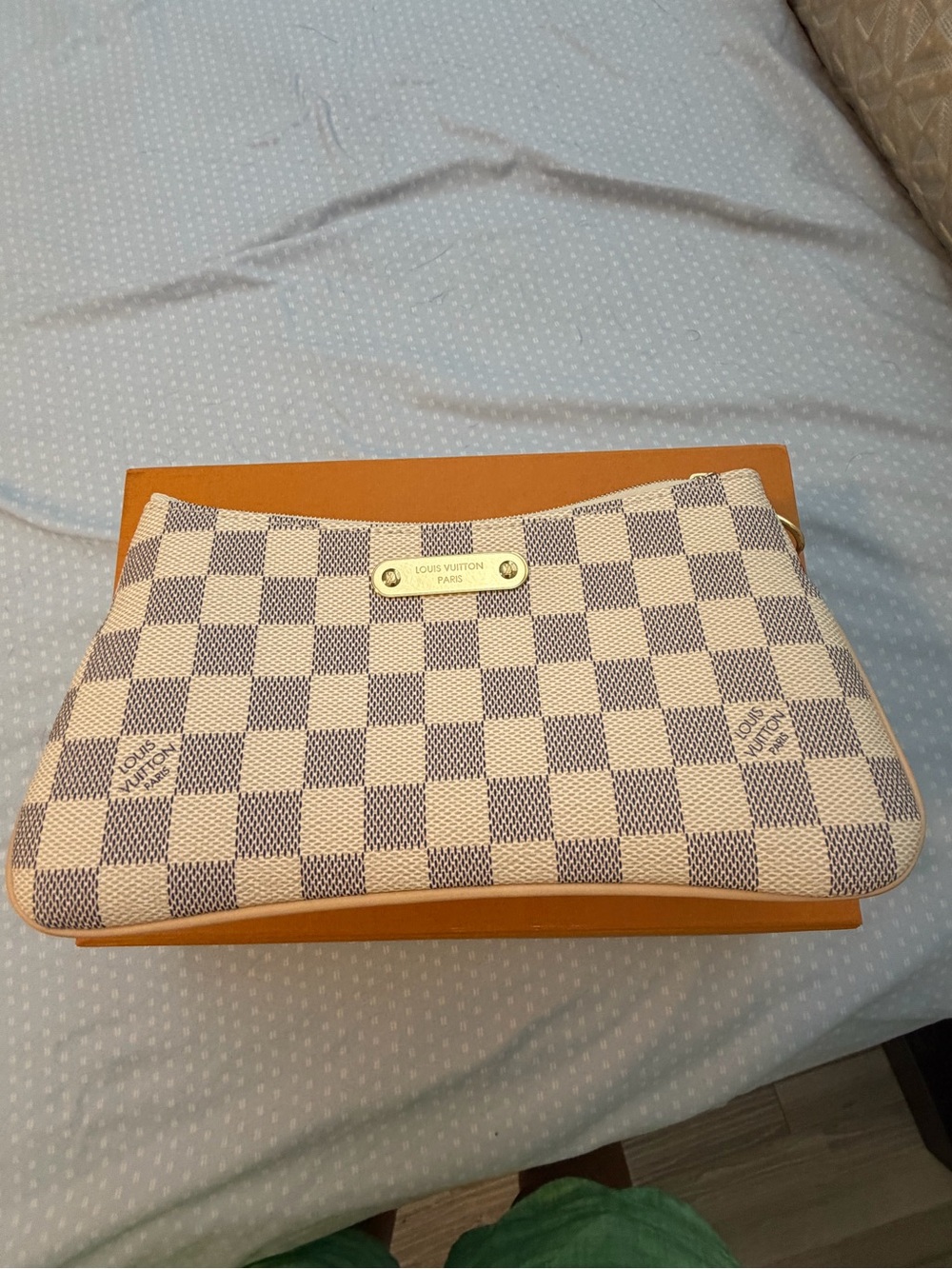 Louis Vuitton Cream Azur Liv Crossbody NWT